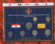 CROATIA HRVATSKA KROATIEN COIN SET 5 10 20 50 LIPA 1 2 5 KUNA 2015