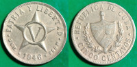 Cuba 5 centavos, 1946 ***/