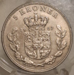 DANSKA 1967 - 5 KRUNA - FREDERIK IX
