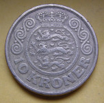 DENMARK 10 KRONER 1989