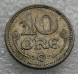 DENMARK 10 ORE 1918