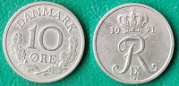 Denmark 10 öre, 1971 ***/ 0,90 EURO !!!