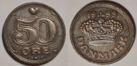 Denmark Danska 50 öre, 1999 **/ REZERVIRANO