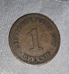 DEUTSCHES REICH- 1 PFENNIG 1900. A