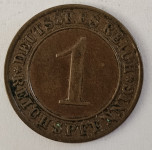 DEUTSCHES REICH- 1 REICHSPFENNIG 1933. A