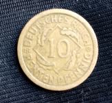 Deutsches reich 10 rentenpfennig 1924 A