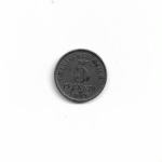 Deuzsches reich 5 Pfennig 1919 F