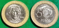 Dominican Republic 5 pesos, 2002 ***/
