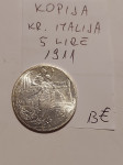 5 lira 1911