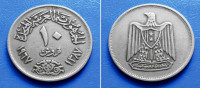 EGIPAT EGYPT 10 PIASTRES 1967 (1387) KM. 413 - ORAO SA ŠTITOM