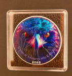 EKSTREMNO RIJETKO - Srebrnjak EAGLE Cyber Hunters 1 unca (090/100)