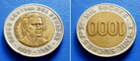 EKVADOR ECUADOR 1000 SUCRES 1997 KM. 103 BIMETAL - EUGENIO ESPEJO