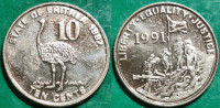 Eritrea 10 cents, 1997 UNC ***/
