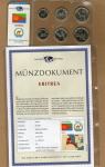 ERITREA - SET COIN 1997 IN UNC PROFF + CERTIFICATE