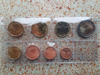 ESTONIJA komplet Centa i Eura UNC mix