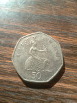 fifty pence UK 1997 god