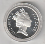 FIJI 10 $ 2002 AG UNC