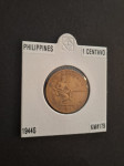 Filipini (Philippines) 1 Centavo 1944 S