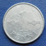 FINLAND 1 PENNI 1973