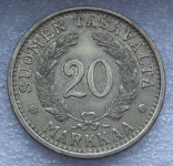FINLAND 20 Markkaa 1938
