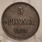 FINSKA 1875 - 5 PENNIJA