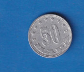 FNRJ  JUGOSLAVIJA 50 PARA  DINARA 1953  /  1643