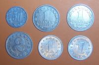 FNRJ-SFRJ - lot 0,5, 1 i 2 dinara (1953-1965)