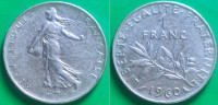 France 1 franc, 1960 ***/