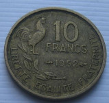 FRANCE 10 FRANCS 1952