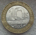FRANCE 10 FRANCS 1991