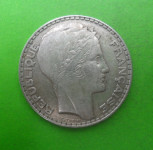 France - 20 Francs 1933 Turin - Srebro - 20 gr.