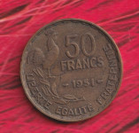 FRANCUSKA 50 FRANCS 1951 - 887