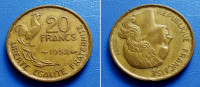 FRANCUSKA FRANCE 20 FRANCS 1952 KM: 917.1 - 4 PERA - ŽENSKA GLAVA