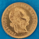 Car Franjo Josip I - Zlatnik sa grbom monarhije (Austrija)