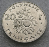 FRENCH POLYNESIA 20 FRANCS 1984