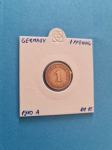 Njemačka (Germany) 1 Pfennig 1910 A