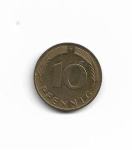 Germany 10 pfennig 1991 F