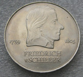 GERMANY-DDR 20 MARK 1972A Friedrich von Schiller