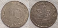 Germany 10 pfennig, 1979 Mintmark "J" - Hamburg ***/