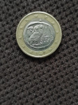 Grčka kovanica 1 euro,SOVA iz 2002 g!!