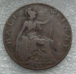 GREAT BRITAIN 1/2 PENNY 1925