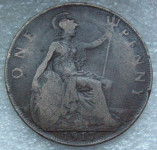GREAT BRITAIN 1 PENNY 1917