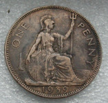 GREAT BRITAIN 1 PENNY 1939