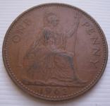 GREAT BRITAIN 1 PENNY 1962