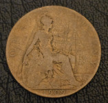 GREAT BRITAIN- ONE PENNY 1909.