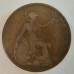 GREAT BRITAIN- ONE PENNY 1913.