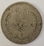 GREECE- 20 LEPTA 1900.