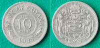 Guyana 10 cents, 1985 JAKO RIJETKO ***/ 6,00 EURO !!!