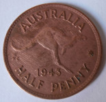 Half Penny 1943