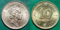 Hong Kong 10 cents, 1987 **/